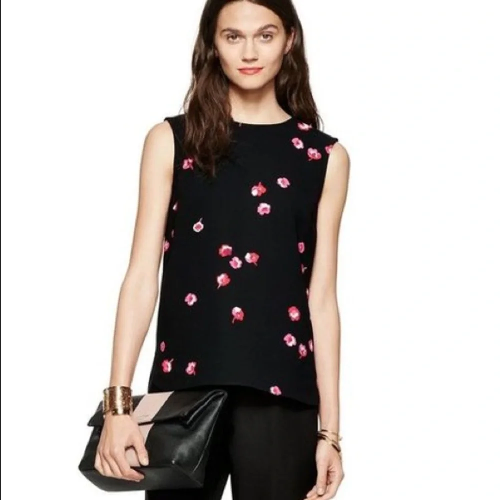 Kate Spade cherry blossom blouse - Picture 1 of 4
